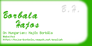 borbala hajos business card